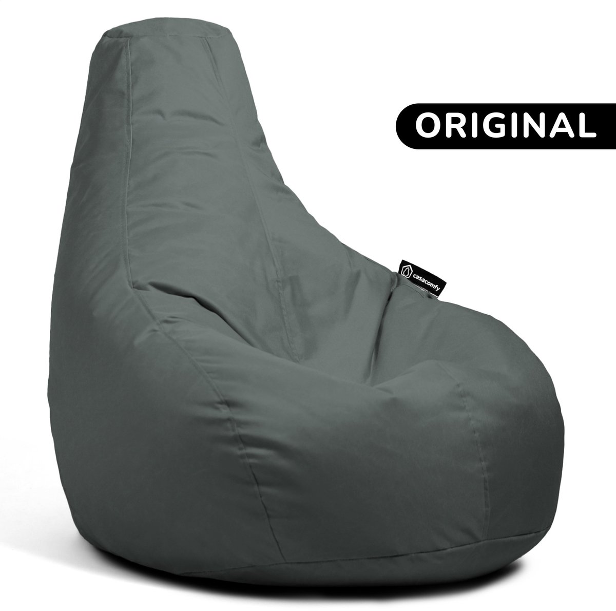 Casacomfy Premium Original - Zitzak - Voor Volwassenen & Kinderen - Inclusief 200L Vulling - Binnen & Buiten - Antraciet