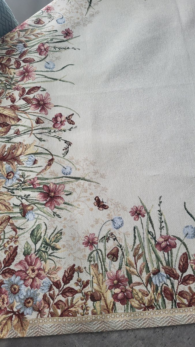 Tafelkleed Gobelinstof Autumn Meadow 100*100cm