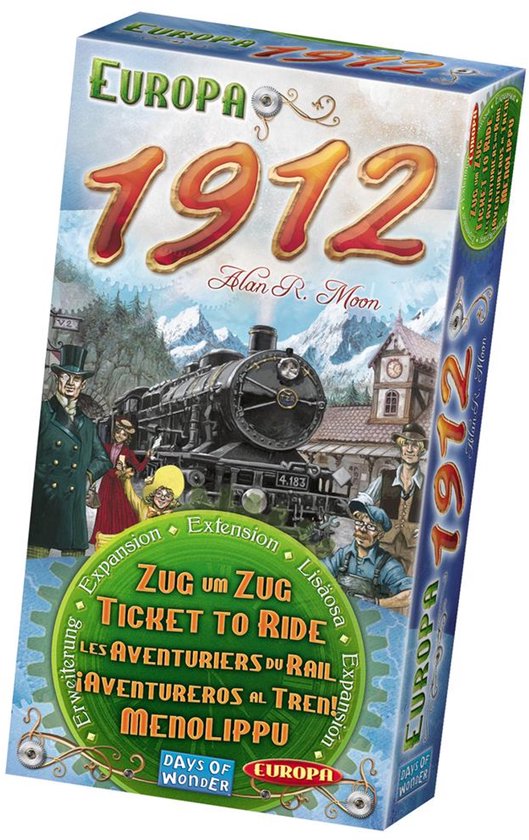 Days of Wonder - Ticket to Ride Europa 1912 - Uitbreiding voor Europe - Bordspel