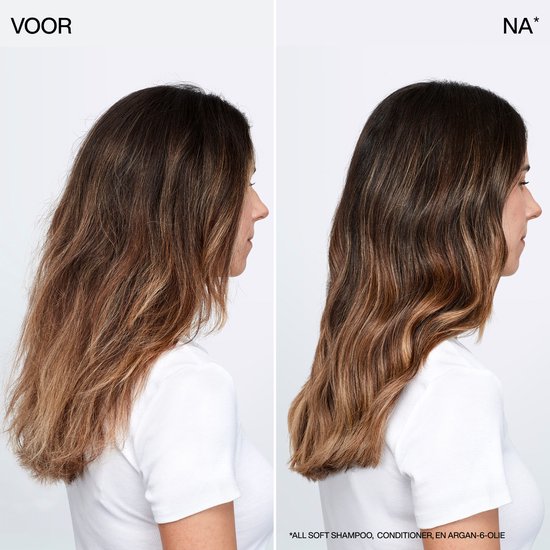 Redken - Huile capillaire sans rinçage All Soft Argan-6 Oil - Pour cheveux secs et cassants - Hydrate intensément, renforce et apporte de la brillance - 100 ml