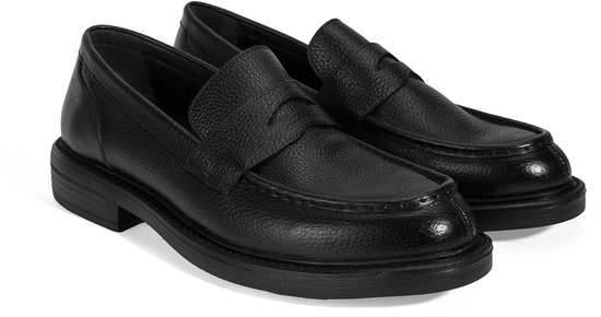 DESA Chaussure basse/Ballerine Cuir Noir Homme Astuce de chaussure: rond Taille: 43 EU