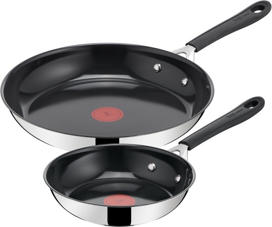 Jamie Oliver by Tefal Easy Cook Ceramic - Koekenpannenset - 20/28 cm - PFAS-vrij - Keramisch - Geschikt voor alle warmtebronnen