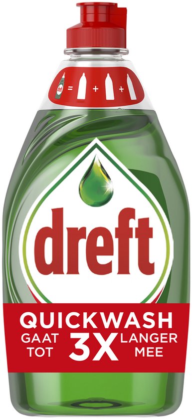 Dreft Quickwash Vloeibaar Afwasmiddel - Original - Voordeelverpakking 10 x 350 ml