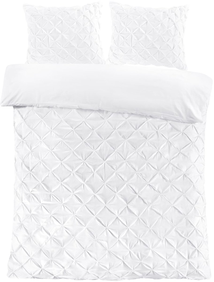 Papillon Ottowa Dekbedovertrek - Tweepersoons - 200x200/220 cm - Wit
