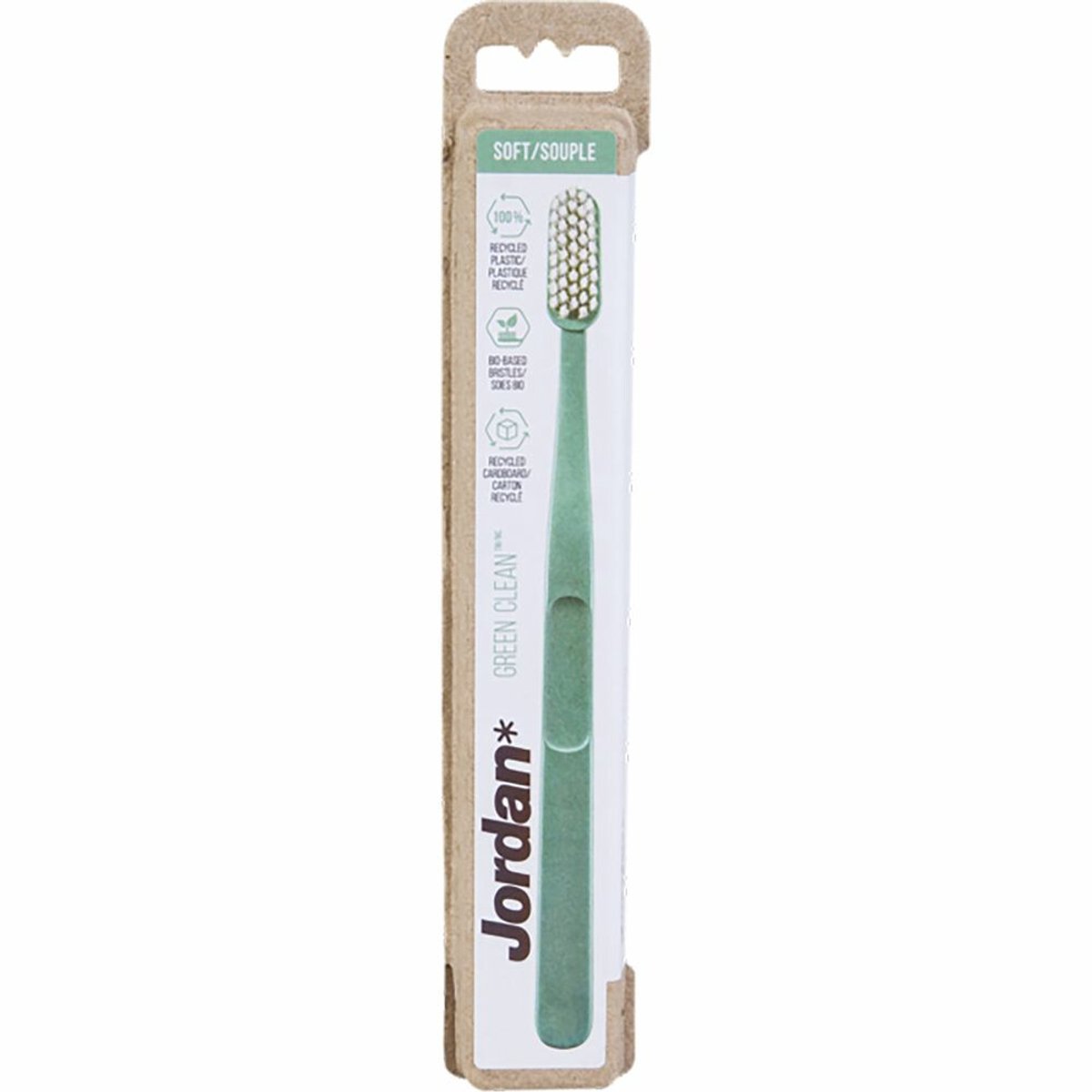 Jordan Tandenborstel Green Clean Soft - 3 x - Voordeelverpakking