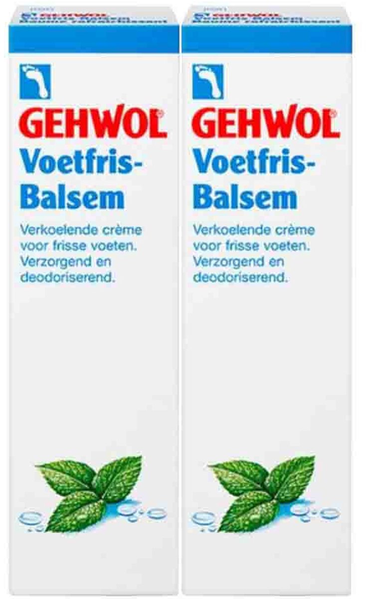 Gehwol Voetfris Balsem - 2 x 75 ml - Voordeelverpakking