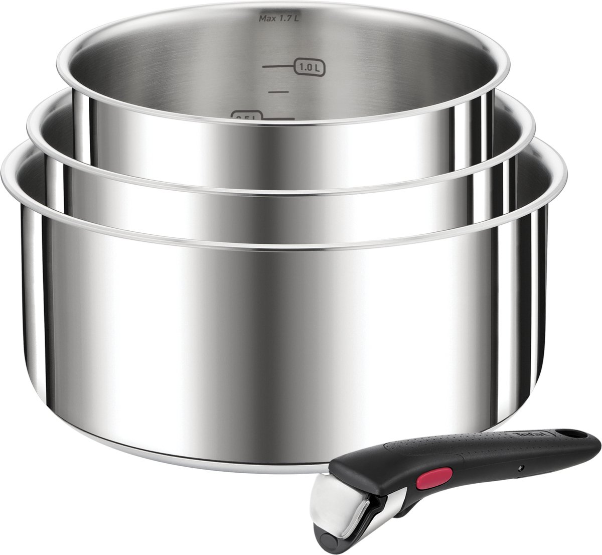 Tefal Ingenio Preference Pannenset - 3-delig - met handgreep