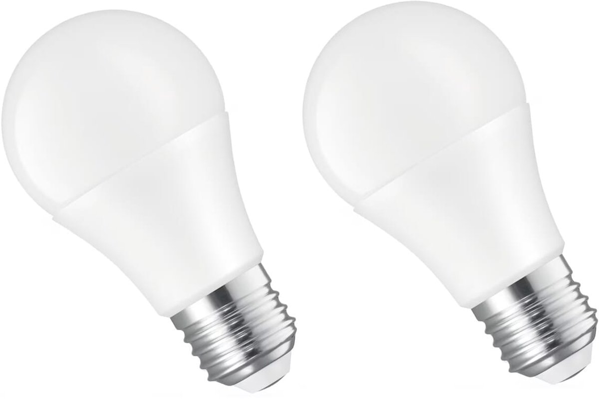 Spectrum LED Lamp E27 8.5W - 24V - 850 Lumen - 3000K Warm wit - Gezellig licht - Energiezuinig - 2 stuks