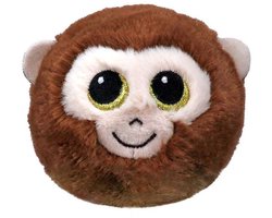 foto van Ty pluche knuffel aap Banana Monkey bruin - zachte speelgoedvriend.