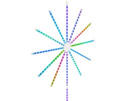 BRILONER Cero - LED Wandlamp voor binnen - dimbaar - met afstandsbediening - RGB IC dynamische kleurverandering - spatwaterbestendig - timer-functie - Ø4.2 x 32 cm