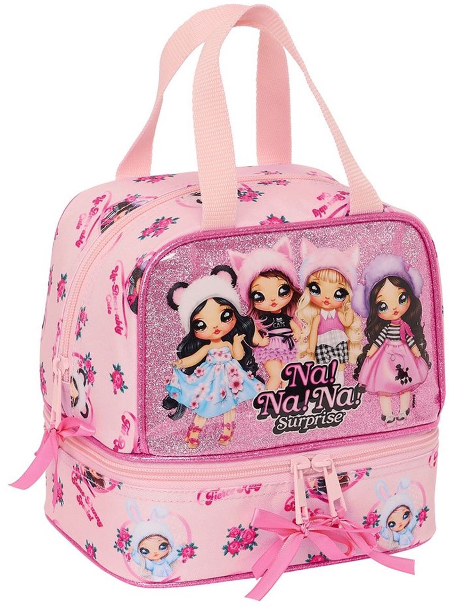 Lunchtrommel Na!Na!Na! Surprise Fabulous Roze 20 x 20 x 15 cm