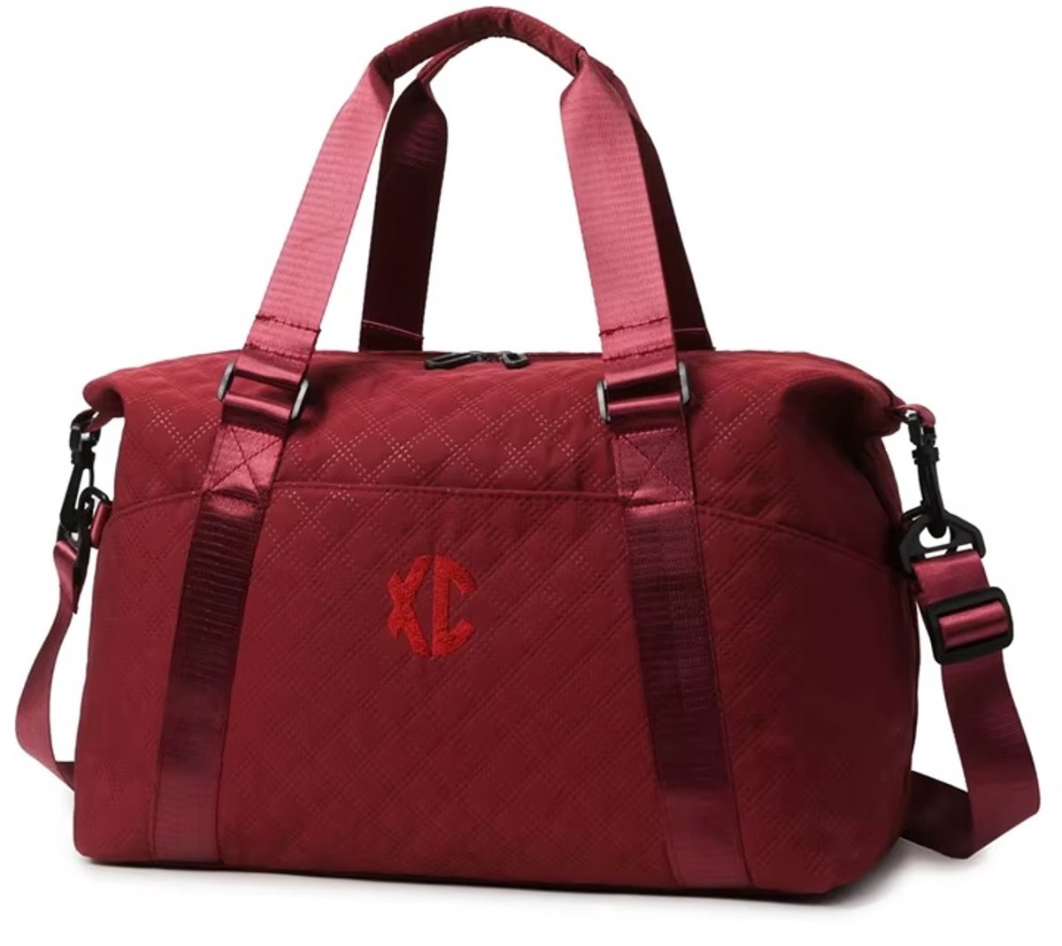 Sjtoer® Reistas Bordeaux Rood - vliegtuigtas - sporttas - Weekendtas - Handbagage vliegtuig - nat vak, grote capaciteit, waterdichte zwemtas - reizen, sport, fitness