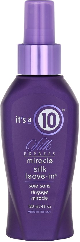 It's a 10 Miracle Silk Leave-in 120 ml