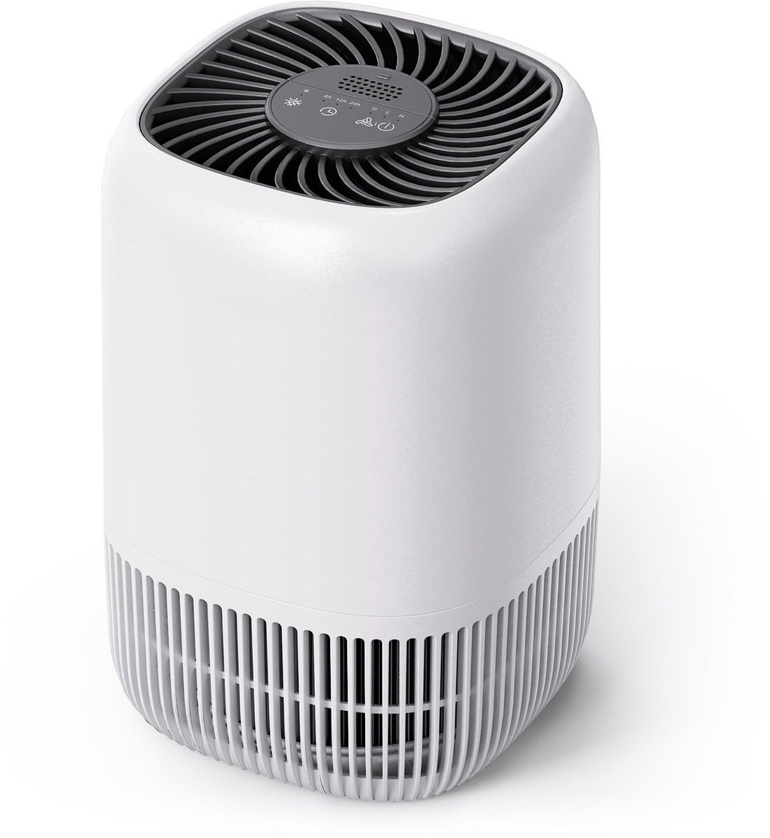 Luchtreiniger - HEPA Filter - Luchtfilter - Luchtzuiveraar - Voor Rook - Allergieën - Pollen - Huisdieren - Met Geurspons - Voor Slaapkamer - Stil - Compact - Luchtreiniger Met Timer - Luchtfilter Voor Thuis - Anti-Stof - Reinigingsapparaat - 1,25KG