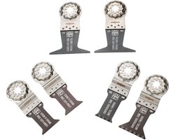 Fein Starlock Best of E-Cut Wood & Metal Zaagbladenset 6-delig - 35222967010