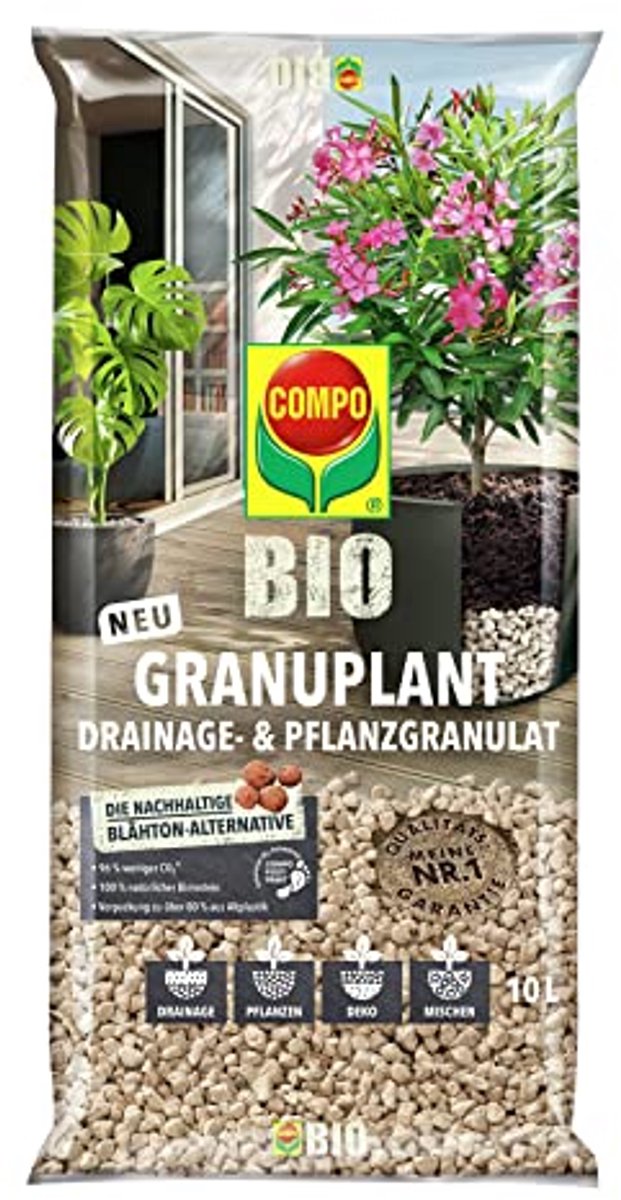 Natuurlijk Drainage- en Plantengranulaat 10L - Duurzaam Alternatief voor Geëxpandeerde Klei