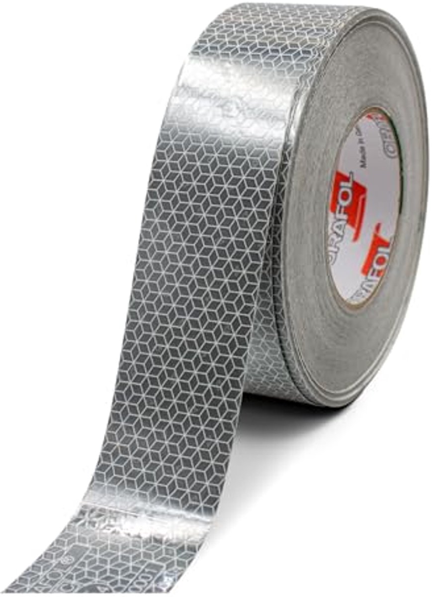 Reflecterende Contourmarkering 50 mm - Weerbestendige Reflexfolie voor Aanhanger en Vrachtwagen - 3 Meter