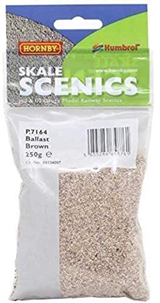 Bruine Ballast voor Modelspoor OO Gauge - Landschap en Diorama Accessoires voor Model Treinen