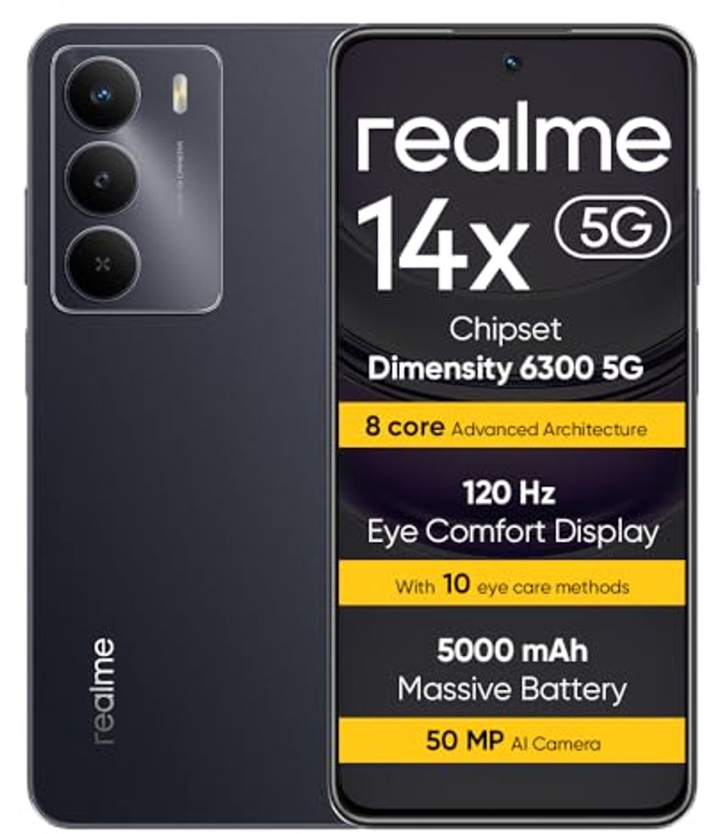 14X 5G Smartphone 8+256 GB met Dimensity 6300 Chipset, 120Hz Display en 5000mAh Batterij