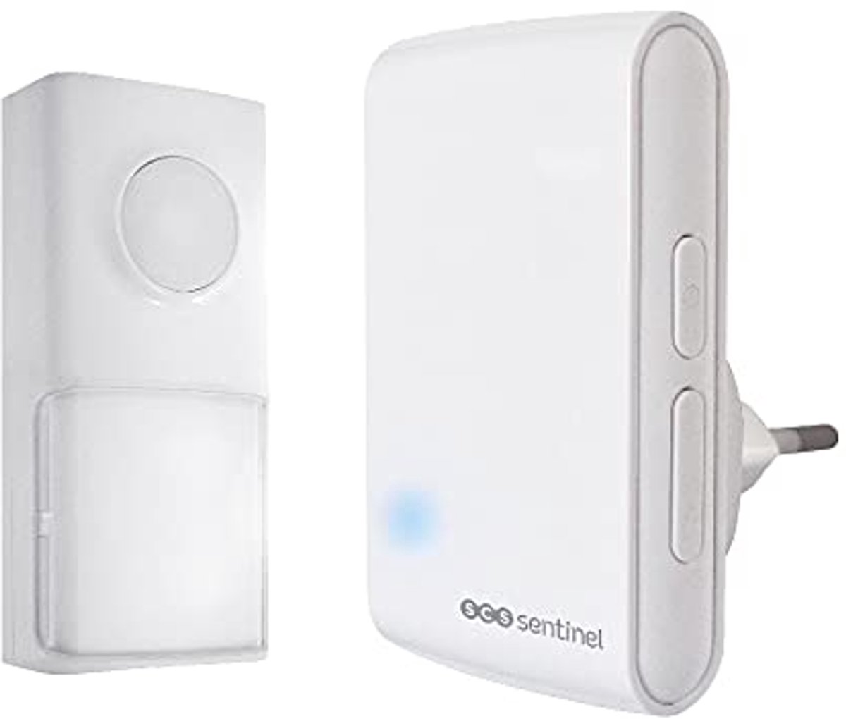 Draadloze Deurbel met Drukknop en 100m Bereik - 220V
