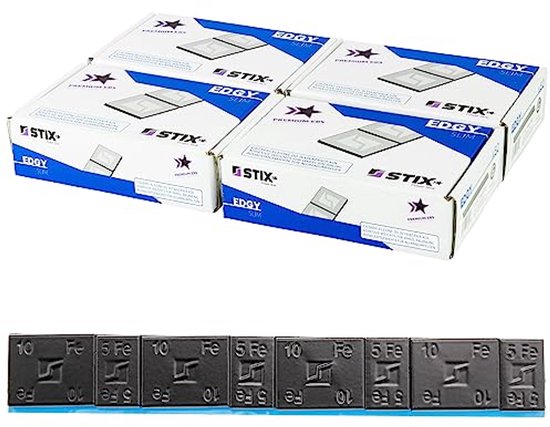 Slaggewicht Zink voor aluminium velgen 50 gram / 50 stuks - Groot