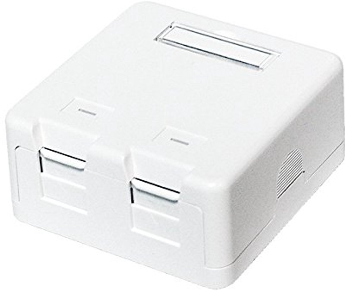 2-voudige opbouwdoos voor Keystone Jacks - Netwerk, USB en Coax
