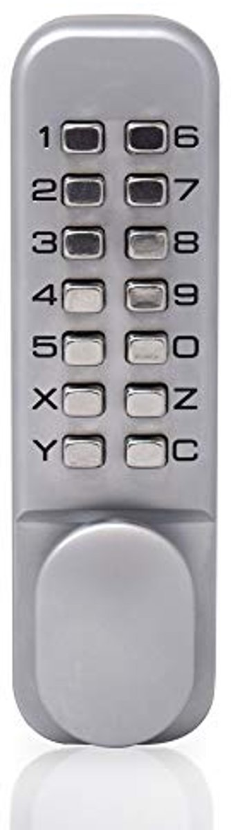 Push Button Deurslot Chroom Afwerking