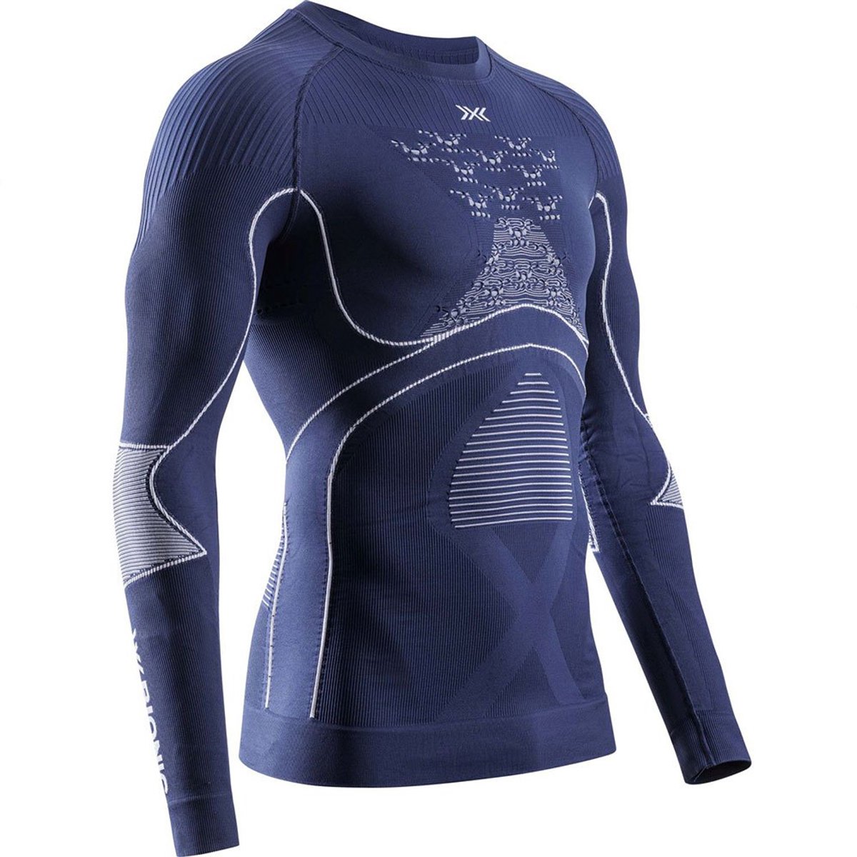 X-bionic Energy Accumulator 4.0 Lange Mouwen Basislaag Blauw L Man