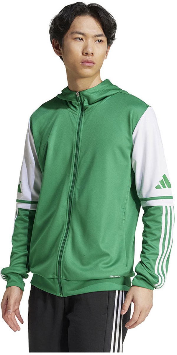 Adidas Squadra 25 Sweatshirt Met Rits Groen S / Regular Man