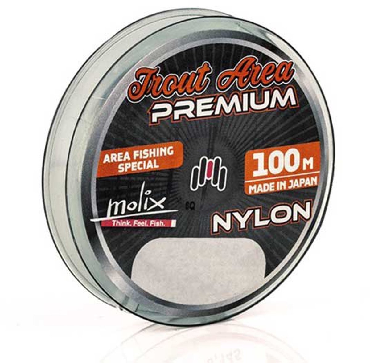 Molix Trout Area Premium Nylon Monofilament 100 M Grijs 0.128 mm