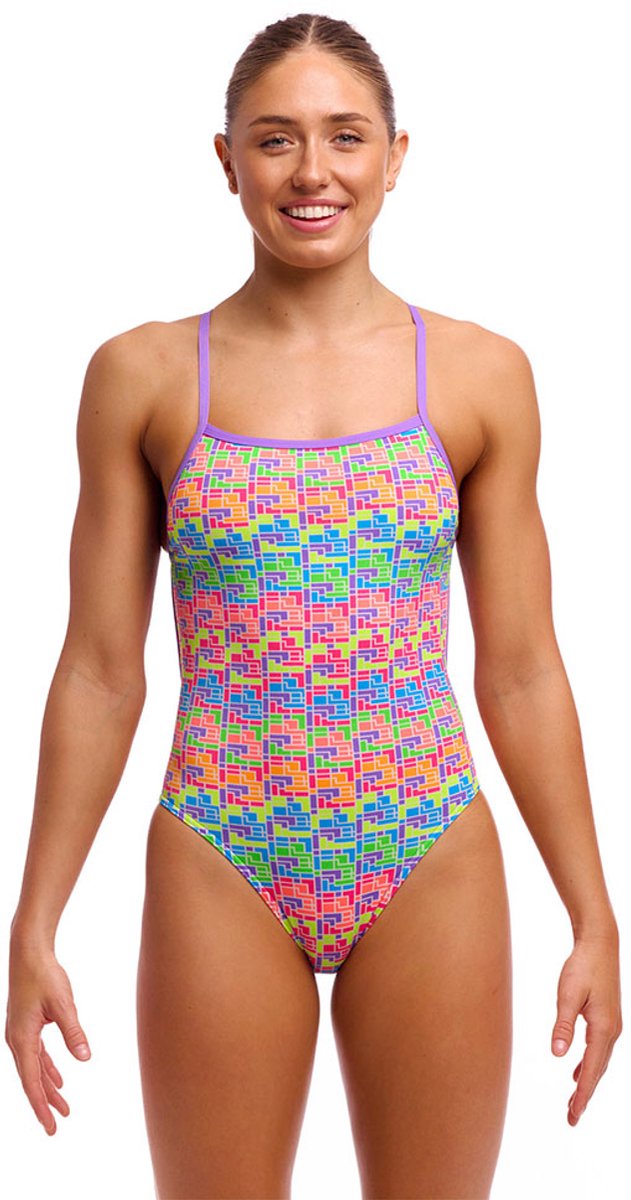 Funkita Single Strength Zwemkleding Veelkleurig AUS 8 Vrouw