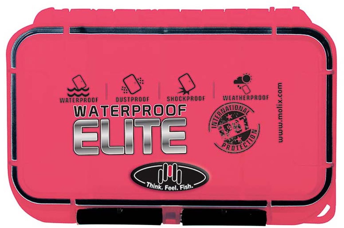 Molix Waterproof Elite 01 Empty Lokdoos Rood 17.5 x 11.5 x 4.7 cm
