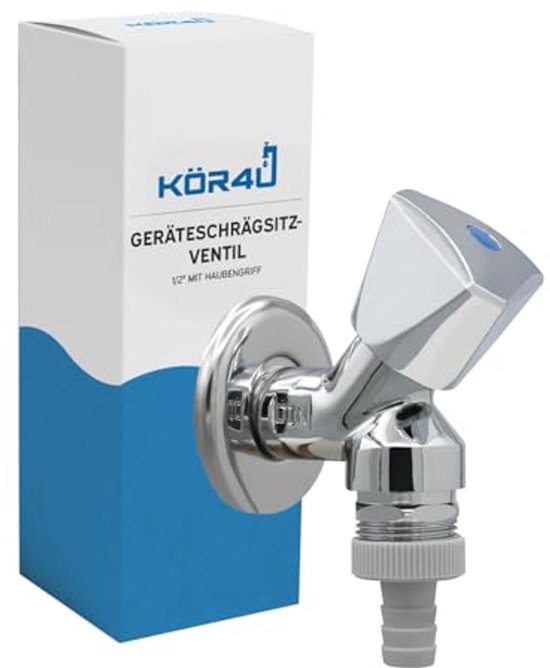 Xavax hoekventiel met machine-aansluiting