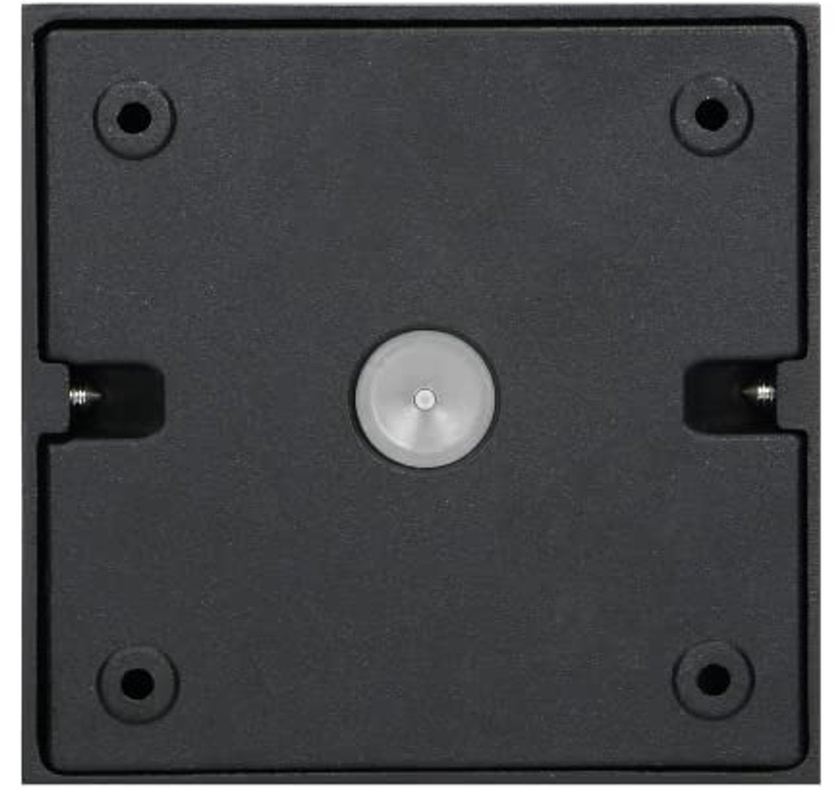 Vierkante GU10 Opbouwspot 35W - Minimalistische Plafondlamp in Zwart