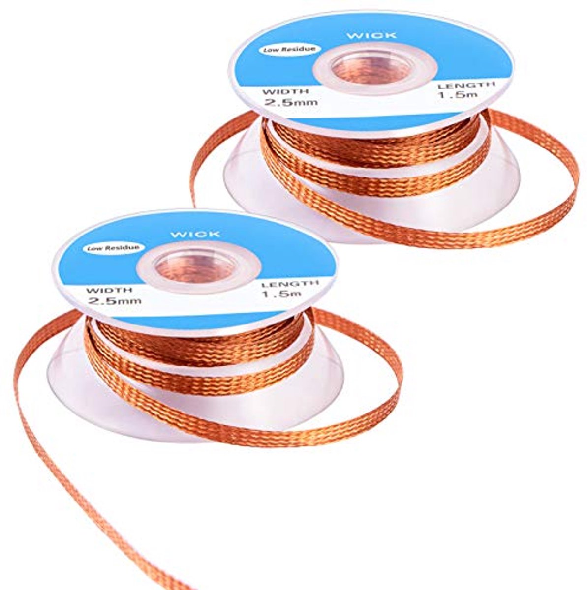 No-Clean Soldeer Wicks - 2 Pack voor Eenvoudige Soldeer Verwijdering
