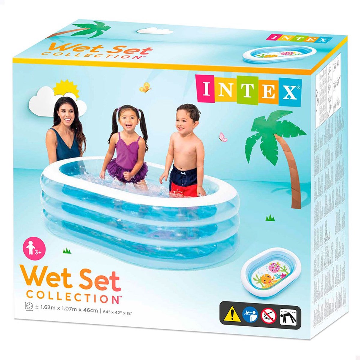 Intex My Sea Friends Opblaaszwembad - 163 x 107 x 46 cm — afbeelding 7