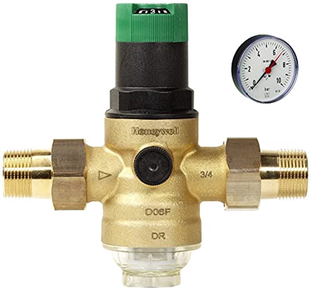 Drukregelaar 1 inch met manometer voor persoonlijk gebruik