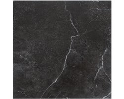 PVC-vloerbedekking- PVC vloeren - vinylvloer- Vinyl vloeren- Natuurlijk - 30 cm x 30 cm x 1.5 mm - dikte 1.5 mm - 22 tegels-Zwart marmer