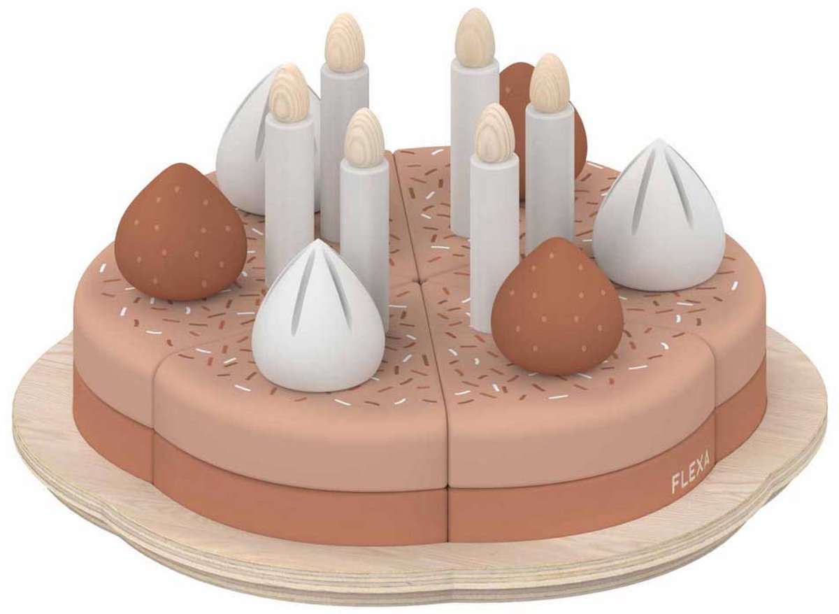 Flexa Verjaardagstaart Beige Kinderen