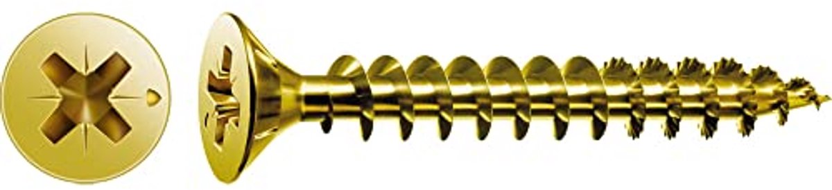 Verstelbare afstelschroeven 6,0x100 mm - 100 stuks | Galvanisch verzinkt
