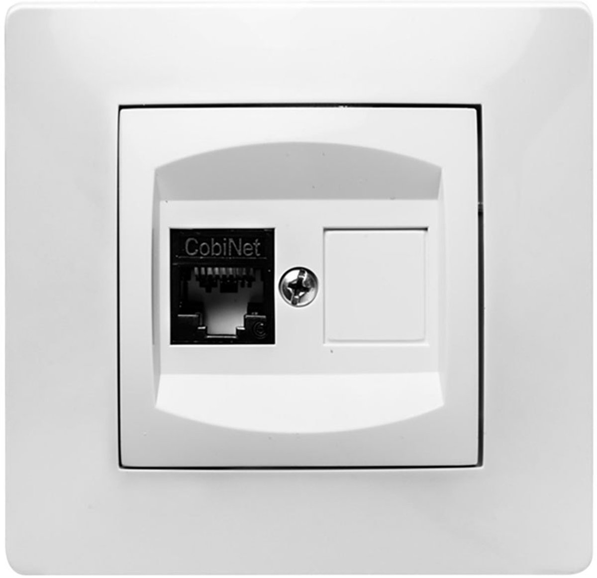 Famatel Ingebouwde Rj45-telefoonaansluiting Habitat 15 Wit
