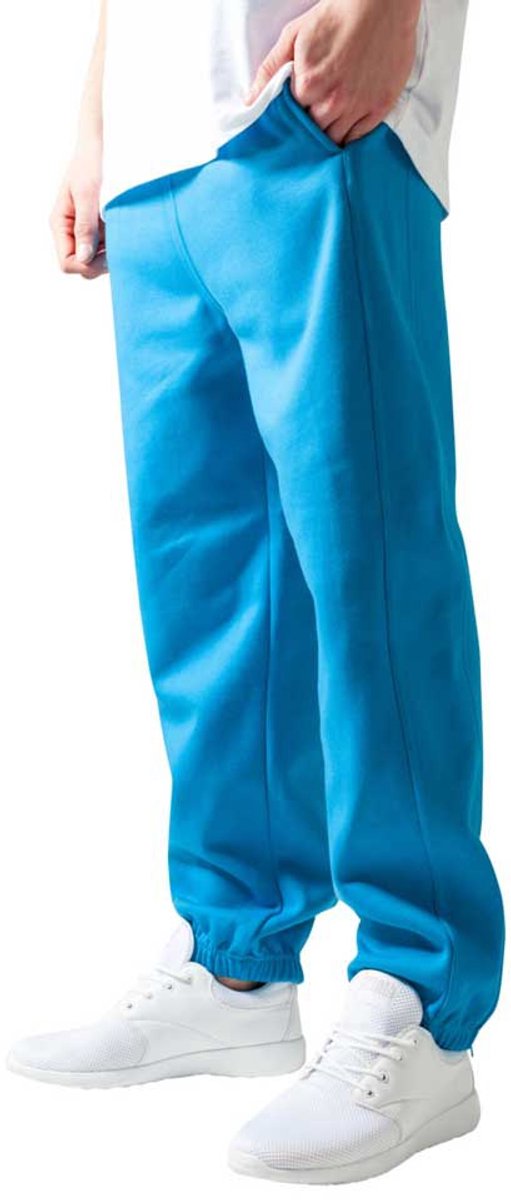 Urban Classics Basic Heren joggingbroek XL Blauw