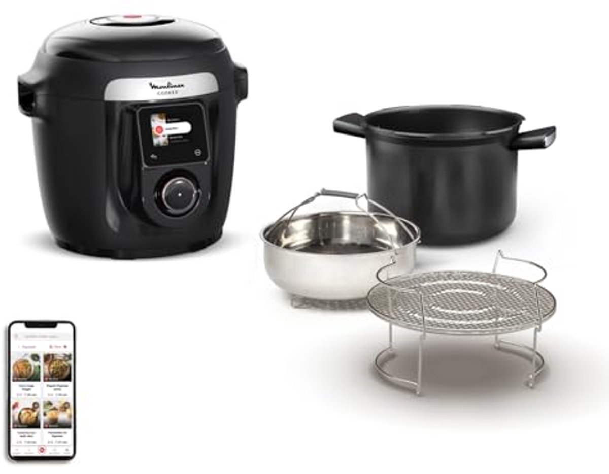 10-in-1 Multikoker Wifi met Drukkookfunctie en 10 Kookmodi