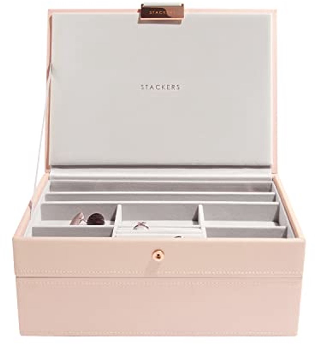 Klassieke Sieradendoos Set van 2 in Blush Pink