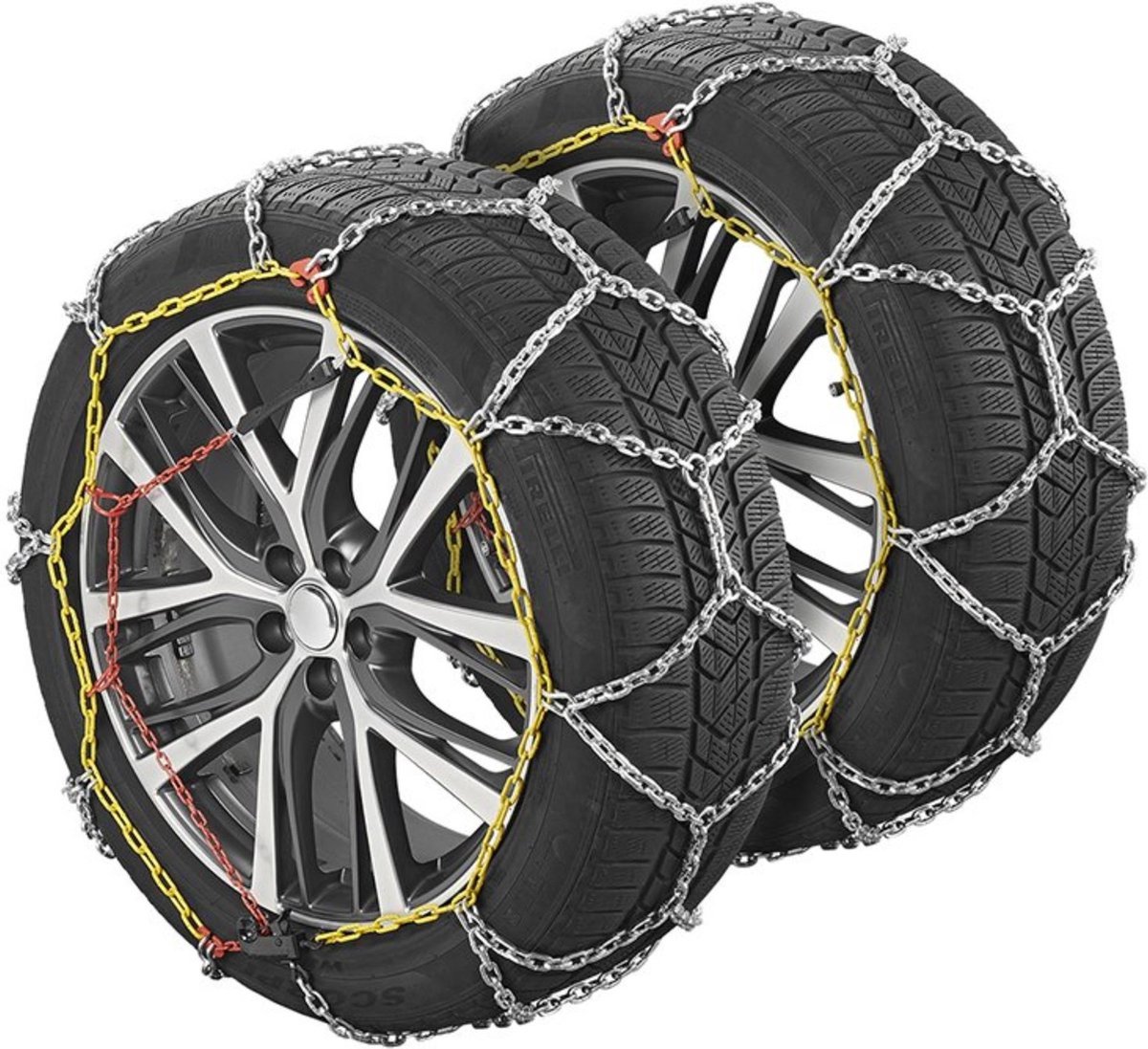ProPlus Sneeuwkettingen - KNR225 - 16 mm stalen schakels - Önorm Keurmerk - Veiligheid - Winter Auto - Banden - Inclusief reparatieschakels en koffer - Set van 2