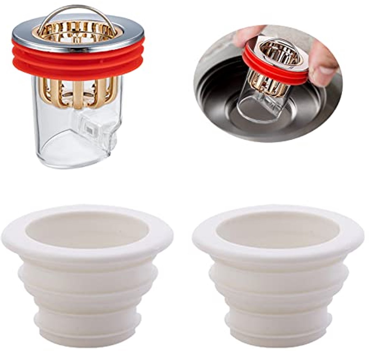 Afvoer Pijp Slang Seal met Deodorant Afdichting Plug voor Badkamers en Keuken
