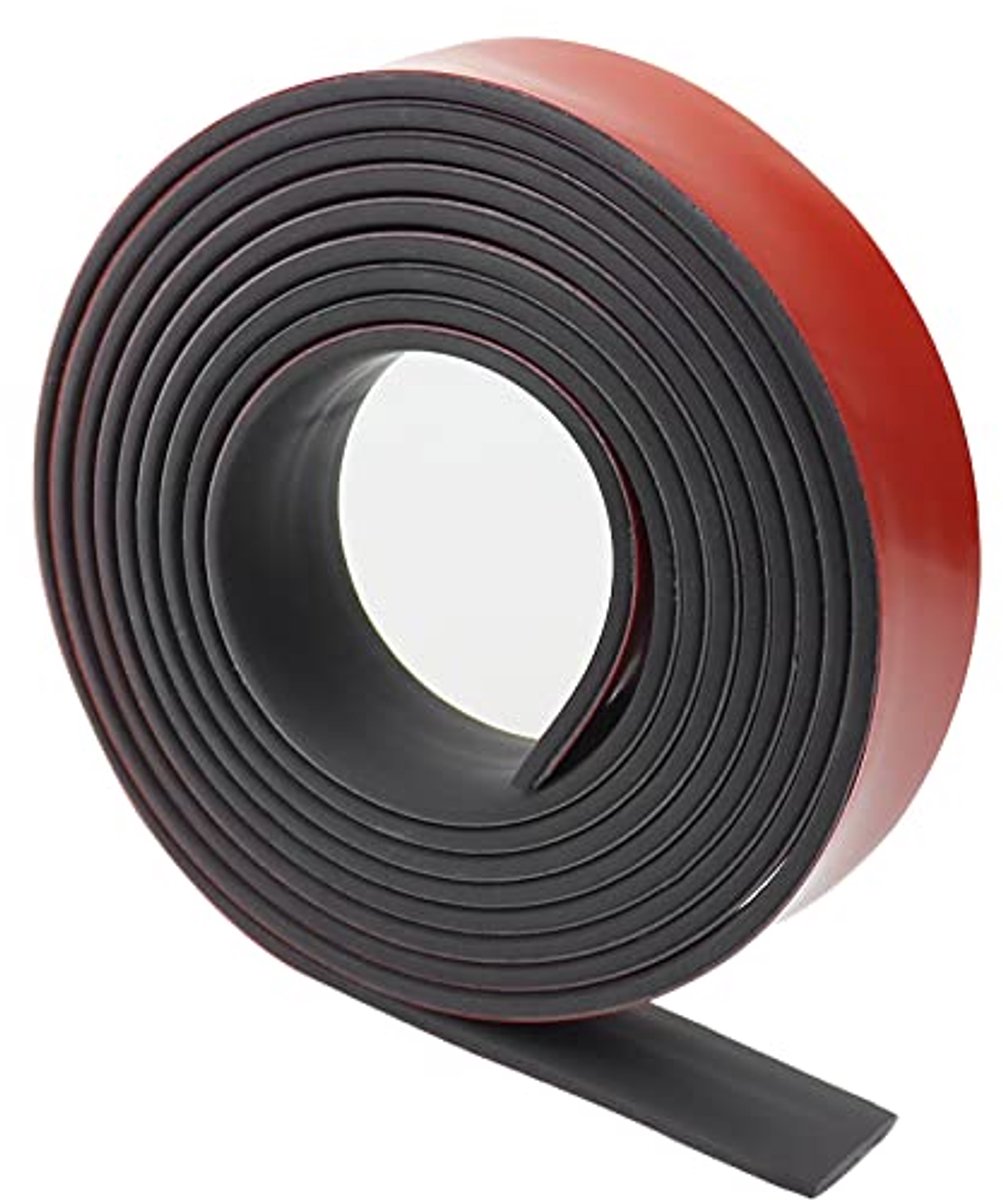 Zelfklevende Rubberen Strips voor Afdichting en Antivibratie - 25 mm x 3 mm x 3 m Neopreen