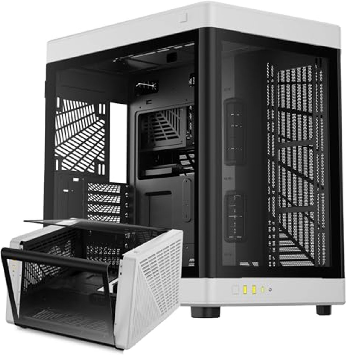 Gaming PC Behuizing met Dubbele Oriëntatie en Gehard Glas