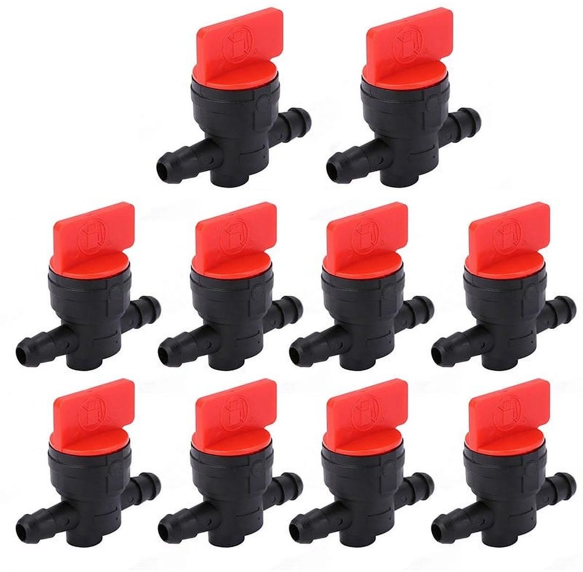 EXCITAT 1/4" In Line Gas Afsluitklep - Brandstof Afsluitklep - voor Kleine Motoren - 10 stuks