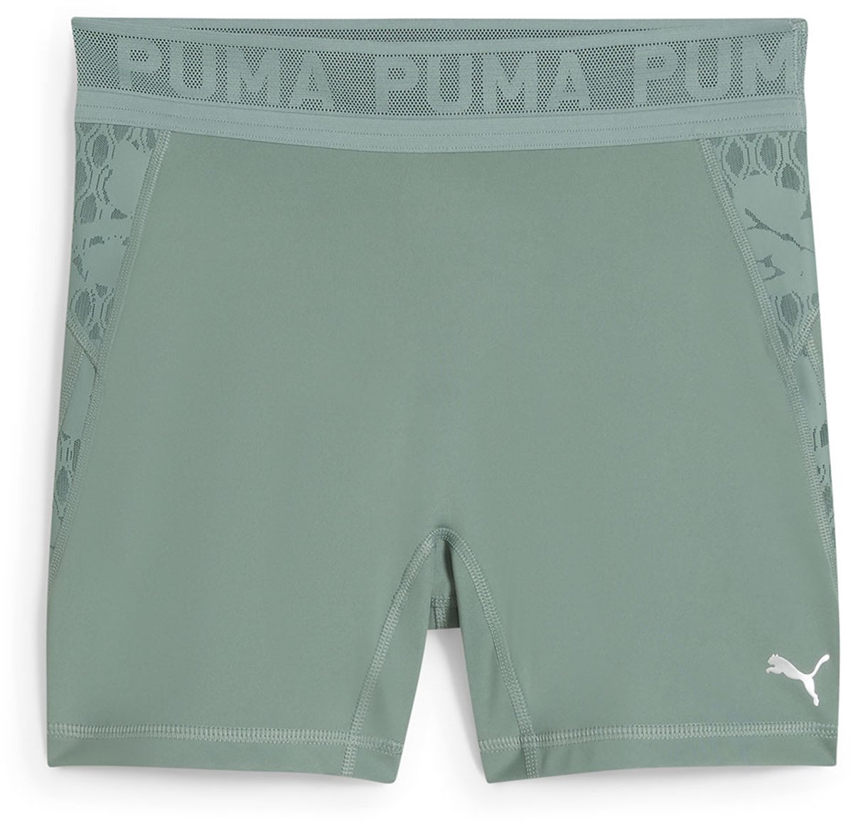 Puma Lace 5´´ Korte Leggings S Vrouw Groen